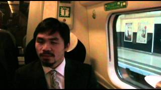 Manny Pacquiao does a Scottish accent during an interview [upl. by Ennaimaj]