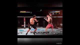 brutal ko in ufc 5 Andrei Arlovski sends Tom Aspinall flying [upl. by Oigimer351]