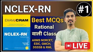 NCLEX BASED  1  AIIMS NORCET  ESIC  GMCH  RML Nursing Officer Exam Preparation [upl. by Nivloc270]