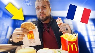 O que VENDEM no McDonalds de PARIS [upl. by Nifled318]