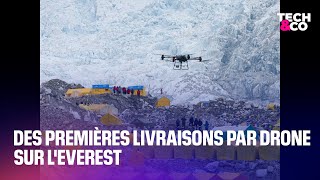 Des premières livraisons par drone sur lEverest [upl. by Prosser]