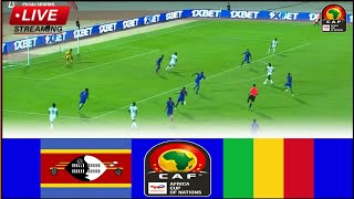 🔴LIVE  Eswatini vs Mali • Live Stream Africa Cup Of Nations GroupI Qualifications Match Analysis [upl. by Leund]