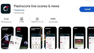 How To Install Flashscore Live Scores amp News Apps  How To Download Flashscore Live Scores amp News [upl. by Hendon]