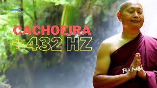 Ressonância 432 Hz com Sons de Cachoeira Música Relaxante para Sono Profundo e Cura Ouça dormindo [upl. by Annav]