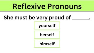 Reflexive Pronouns  myself yourself himself herself itself ourselves yourselves themselves [upl. by Eletnahs]