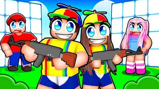 My TWIN SISTER Plays Roblox Rivals [upl. by Bergstein887]