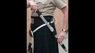 How Do You Wear a Scottish Dirk [upl. by Akram]