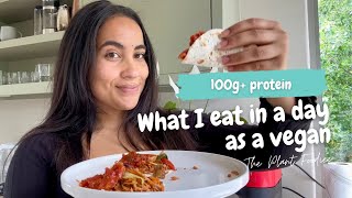 What I Eat in a Day  100g Vegan Protein [upl. by Collayer]