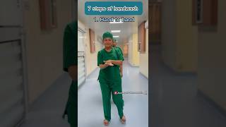 7 steps of hand Wash 🙌  surgeon dance  mbbs trending viral safety [upl. by Liggett]