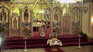 Friday October 11 2024 Rosary 730 am Divine Liturgy 730 am [upl. by Mor]