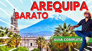 AREQUIPA PERU ✅LA GUIA MAS COMPLETA‼️COSTOS‼️ la ciudad blanca rodeada de Volcanes🌋 Parte 1 [upl. by Grunenwald899]