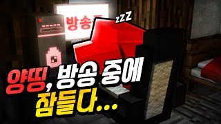 양띵 방송 중에 잠들다다주하다 ‘2018 달력 만들기’ 4편  마인크래프트 [upl. by Ennirroc]