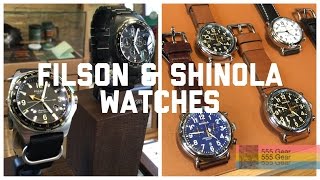 Shinola and Filson Watches First Impressions quotReal Watches or Hypequot [upl. by Philippe]