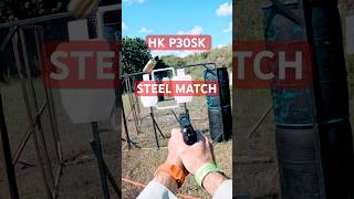 HK P30SK shooting steel match [upl. by Matthaeus]