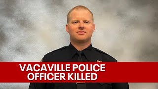 Vacaville police officer struck killed in line of duty  KTVU [upl. by Anida]