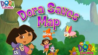 Join Dora on a MapSaving Mission Dora the Explorer Dora Saves Map From Nick Jr [upl. by Kcim]