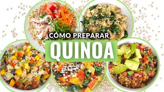 5 Recetas Saludables con Quinoa [upl. by Nikral]