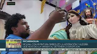 En Nicaragua comunidad católica celebra 77 años de la tradicional Gritería Chiquita [upl. by Garreth]