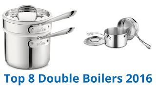 8 Best Double Boilers 2016 [upl. by Nilam]