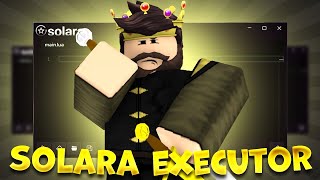 Roblox Executor  How to Exploit on Roblox 2024 Solara Byfron Bypass Keyless PC [upl. by Xantha]