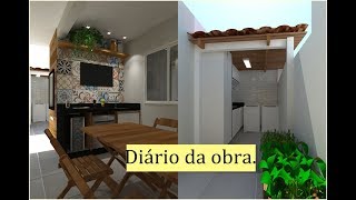 COMO FICOU O PROJETO DA LAVANDERIA  ÁREA GOURMET ♥ [upl. by Calypso66]