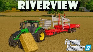 LATE NIGHT EURO HOW LONG UNTIL I FALL ASLEEP RIVERVIEW UPDATE 1400 FARMING SIMULATOR 22 [upl. by Ahsemed]