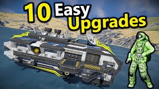 10 of My Favorite Upgrades Space Engineers Tutorial [upl. by Skees]