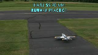 Habu SS 70mm  Runway Landing Practice [upl. by Duer]