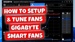 How To Setup amp Tune PC Fans For Gigabyte Motherboards With Aorus SIV APP In Windows [upl. by Aneer717]