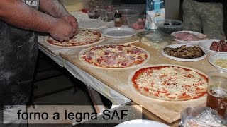 Pizza  forno a legna saf [upl. by Maxy]