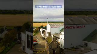 Aerial view of The Royal Brackla distillery  whiskydistillery royalbrackla travel whiskytrail [upl. by Bonucci]