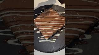 Chocolate Crepe Design yummy food shortvideo chocolate crepe design shorts [upl. by Aehsel]