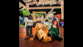 HORA LOCA SHERK  LIMA PERÚ SHOW SHERK BURRO FIONA GATO CON BOTAS EN BODA FIESTAS [upl. by Sral]