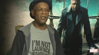 Samuel L Jackson interview Im not Laurence Fishburne [upl. by Osyth547]