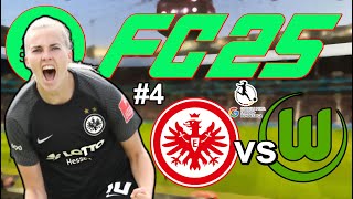 4 Topspiel gegen Wolfsburg⚽FC 25 SGE Frauen Karriere [upl. by Aram]