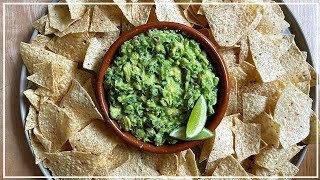 Simple Homemade Delicious Guacamole [upl. by Aiam]