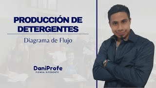 PRODUCCIÓN DE DETERGENTES Diagrama de Flujo [upl. by Erodeht]