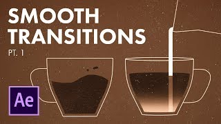 After Effects Smooth Transitions  Animation Tutorial pt 1 [upl. by Yttel]