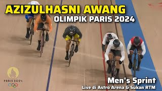 Azizulhasni Awang Olimpik Paris 2024  Basikal Trek Pecut individu Lelaki  Live di Astro amp SukanRTM [upl. by Aluino642]