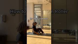 How to use a foam roller for muscle recovery foamrolling [upl. by Ennelram]