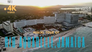 RIU AQUARELLE AERIAL TOUR PART 1 of 4  UVC DRONE IMAGES UHD 4K FORMAT [upl. by Mharg]