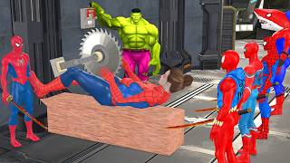 Siêu nhân nhện🔴Spider Man Team Rescues Pregnant Spider Man From Avengers Hulk vs Joker vs Venom 3 [upl. by Lora]