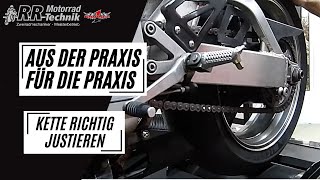 Kette richtig justieren  Aus der Praxis für die Praxis [upl. by Klinges]