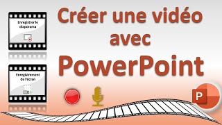 Comment faire une vidéo avec PowerPoint pour enregistrer un tutoriel ou un diaporama avec narration [upl. by Martinic215]