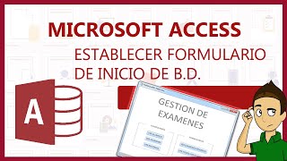 Ocultar Access al abrir formulario de inicio [upl. by Ecyob827]