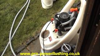 Powerflush Central Heating system Removing Rust and sludge [upl. by Horowitz905]