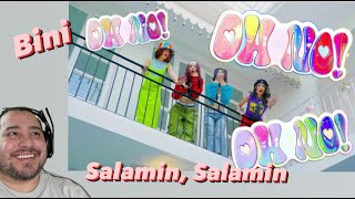 BINI  Salamin Salamin MVDance Practice Reaction [upl. by Mcmaster]