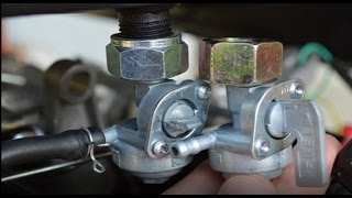 Fuel Petcock Tap Valve replacement on Gas Generator [upl. by Htevi90]