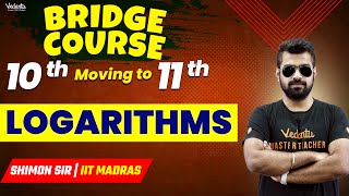 Bridge Course For Class 11th Logarithm Part 1  Logarithm Basics  Class 11 Maths  JEE  CBSE [upl. by Scoles]