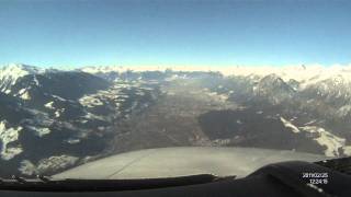 ✈Innsbruck Airport  Approach amp Landing Cockpit View [upl. by Norahc]